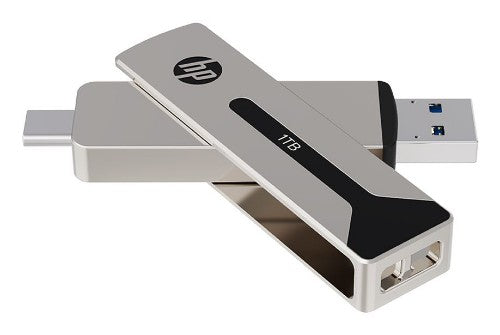 HP 911 Pro USB flash drive 1 TB USB Type-A / USB Type-C 3.2 Gen 2 (3.1 Gen 2) Silver