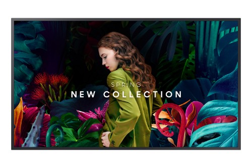 Samsung QB50C-N Digital signage flat panel 127 cm (50") LED 350 cd/m² 4K Ultra HD Black Built-in processor Tizen 7.0 16/7