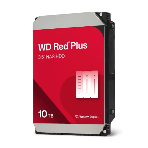 Western Digital Red Plus WD100EFGX internal hard drive 10 TB 7200 RPM 512 MB 3.5" Serial ATA III