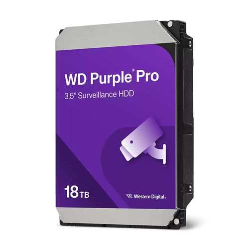 Western Digital Purple Pro internal hard drive 18 TB 7200 RPM 512 MB 3.5" Serial ATA III