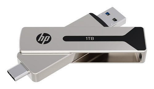 HP 911 Pro USB flash drive 1 TB USB Type-A / USB Type-C 3.2 Gen 2 (3.1 Gen 2) Silver