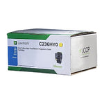 Lexmark C2360Y0 toner cartridge 1 pc(s) Original Yellow