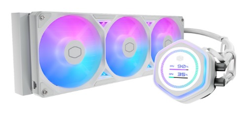 Cooler Master MasterLiquid Atmos II 360 LCD White Processor Liquid cooling kit 12 cm 1 pc(s)