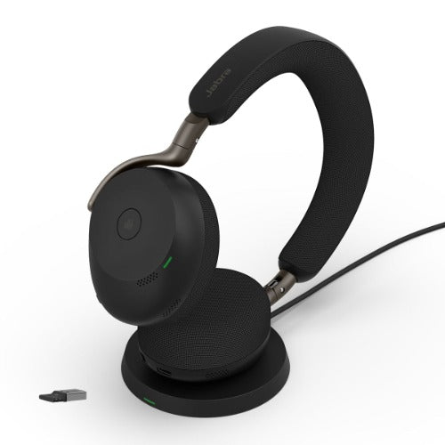 Jabra Evolve3 75 - MS Link390a (Wireless Charging Pad) - Black