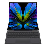 ASUS Zenbook Duo UX8407AA-SN999W Copilot+ PC Intel Core Ultra X7 358H Hybrid (2-in-1) 35.6 cm (14") Touchscreen 3K 32 GB LPDDR5x-SDRAM 1 TB SSD Wi-Fi 7 (802.11be) Windows 11 Home Grey