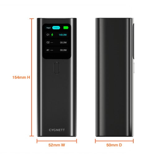 Cygnett CY5381PBCHE power bank Lithium-Ion (Li-Ion) 27000 mAh Black