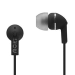 Moki ACC HPDOTK headphones/headset Wired In-ear Music Black