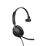 Jabra Evolve2 40 SE Headset Wired Head-band Office/Call center USB Type-C / USB Type-A Black