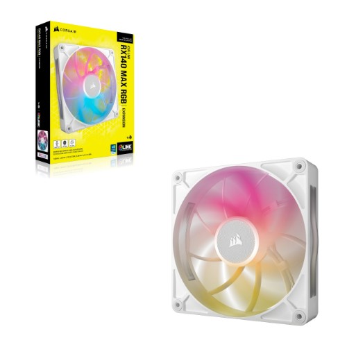 Corsair iCUE LINK RX140 MAX RGB Computer case Fan 14 cm White 1 pc(s)