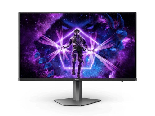 AOC AGON PRO AG276QSD computer monitor 67.3 cm (26.5") 2560 x 1440 pixels Quad HD QD-OLED Black, Grey