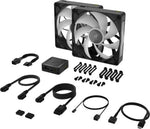 Corsair iCUE LINK RX140 MAX RGB Computer case Fan 14 cm Black 2 pc(s)