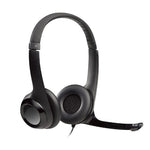 Logitech 981-000485 headphones/headset Wired Head-band Office/Call center Black