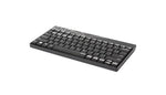 Rapoo 8000M keyboard Mouse included Universal RF Wireless + Bluetooth QWERTY English Black