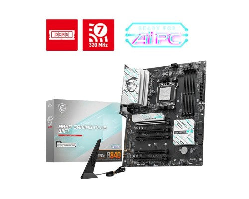 MSI B840 GAMING PLUS WIFI motherboard AMD B840 Socket AM5 ATX