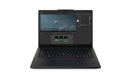 Lenovo ThinkPad P14s Gen 7 (Intel) Copilot + PC Copilot+ PC Intel Core Ultra 7 356H Mobile workstation 36.8 cm (14.5") WUXGA 32 GB LPDDR5x-SDRAM 1 TB SSD NVIDIA RTX PRO 500 Blackwell Wi-Fi 7 (802.11be) Windows 11 Pro English Black