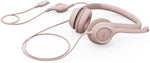 Logitech 981-001282 headphones/headset Wired Head-band Office/Call center USB Type-A Rose