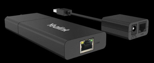 Yealink USB2CAT5E-EXT Network transmitter & receiver Black