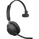 Jabra Evolve2 65 USB-A UC Mono with Charging Stand - Black