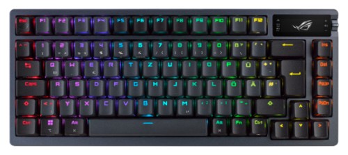 ASUS ROG AZOTH keyboard Gaming USB + RF Wireless + Bluetooth Black