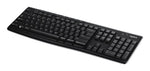 Logitech 920-003057 keyboard Universal RF Wireless English Black