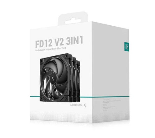 DeepCool FD12 V2 Computer case Fan 12 cm Black 4 pc(s)