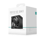 DeepCool FD12 V2 Computer case Fan 12 cm Black 4 pc(s)