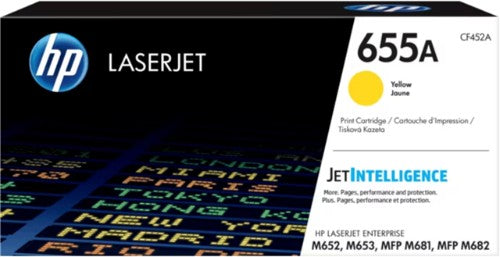 HP 655A Yellow Original LaserJet Toner Cartridge