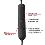 Verbatim TruSound Pro Neckband Earbuds Black