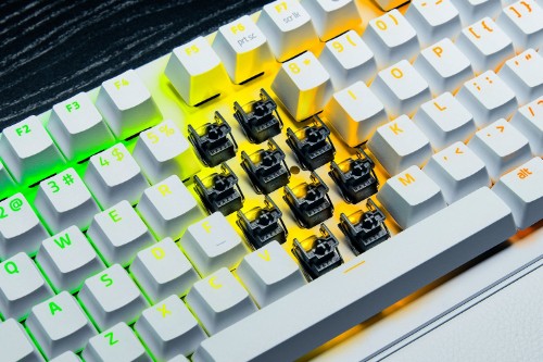 Razer Huntsman V3 Pro Tenkeyless 8KHz keyboard Gaming USB White