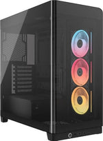 Corsair 4500X LX-R RGB Tempered Glass Mid-Tower, Black Midi Tower