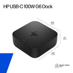 HP USB-C 100W G6 Dock