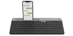 Logitech 920-009210 keyboard Universal RF Wireless + Bluetooth English Graphite