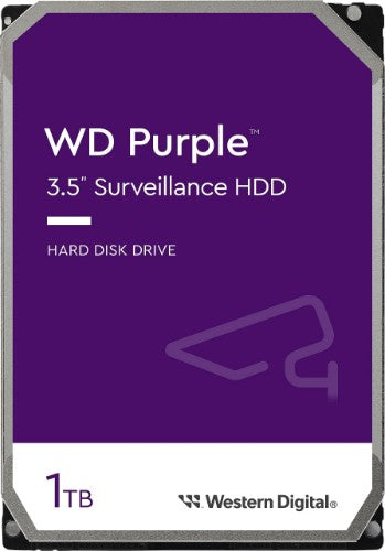 Western Digital Purple internal hard drive 1 TB 5400 RPM 64 MB 3.5" Serial ATA III