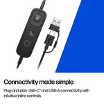 HP Poly Mission 415 Monaural USB Wired Headset