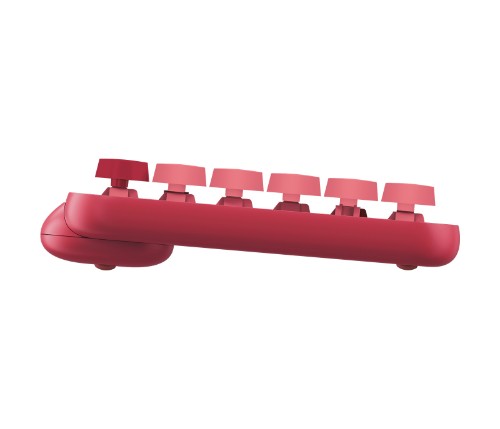 Logitech 920-010579 keyboard Universal Bluetooth English Burgundy, Pink, Rose