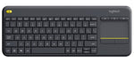 Logitech 920-007165 keyboard TV RF Wireless English Black