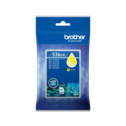 Brother LC536XXLY ink cartridge 1 pc(s) Original Extra (Super) High Yield Yellow