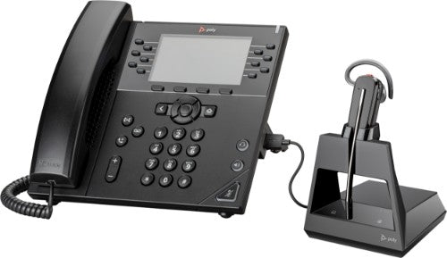 HP Poly Poly Voyager 4245-M Office Headset +USB-A to Micro USB Cable