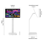 LG 32U889SA-W computer monitor 80 cm (31.5") 3840 x 2160 pixels 4K Ultra HD LCD Touchscreen Kiosk White
