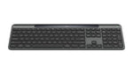 Logitech Signature Slim Solar+ K980 keyboard Universal RF Wireless + Bluetooth QWERTY English Graphite
