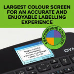DYMO LabelManager Executive 640 CB Portable Label Printer Kit with Carry Case and 3 Label Cassettes | Compact QWERTY Label Maker | Bluetooth & USB Connectivity | Compatible with D1 Labels