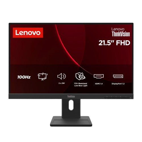 Lenovo ThinkVision E22-40 computer monitor 54.6 cm (21.5") 1920 x 1080 pixels Full HD LCD Black