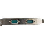 StarTech.com 2-port PCI Express RS232 Serial Adapter Card - PCIe RS232 Serial Host Controller Card - PCIe to Dual Serial DB9 Card - 16950 UART - Expansion Card - Windows & Linux