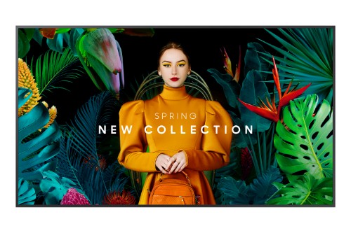 Samsung LH50QMCEPGCXXY Signage Display Digital signage flat panel 127 cm (50") LED Wi-Fi 500 cd/m² 4K Ultra HD Black Tizen 24/7