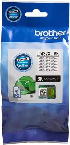 Brother LC432XLBK ink cartridge 1 pc(s) Original Black