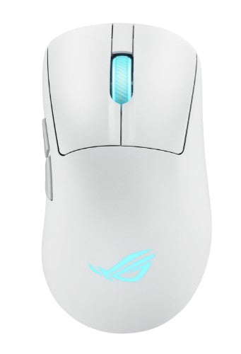 ASUS ROG Keris II Origin WHT mouse Gaming Right-hand RF Wireless + Bluetooth + USB Type-A Optical 42000 DPI
