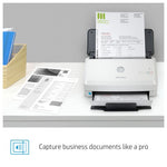 HP ScanJet Pro 3000 s4 Sheet-fed scanner 600 x 600 DPI A4 Black, White