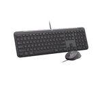 Logitech 920-013351 keyboard Mouse included Home/Office USB QWERTY US English Graphite