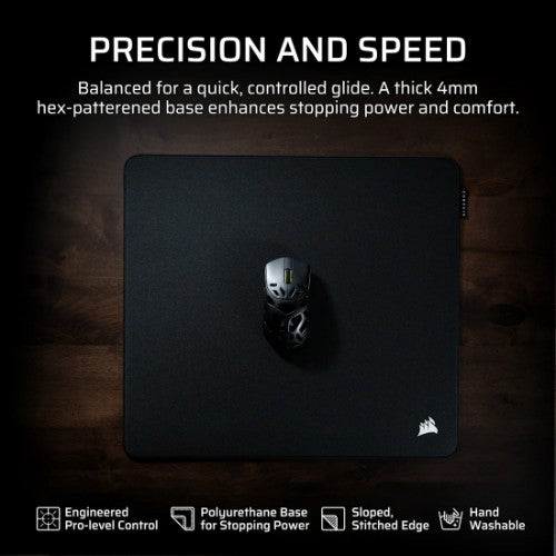 Corsair MM PRO Control Large Esports-Tuned Cloth Mouse Pad - Black
