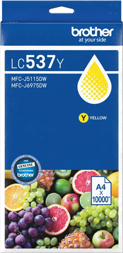 Brother LC537Y ink cartridge 1 pc(s) Original Ultra High Yield Yellow